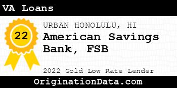 American Savings Bank FSB VA Loans gold