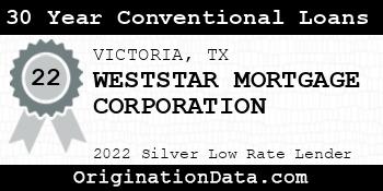 WESTSTAR MORTGAGE CORPORATION 30 Year Conventional Loans silver