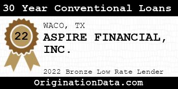 ASPIRE FINANCIAL 30 Year Conventional Loans bronze