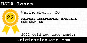 FAIRWAY INDEPENDENT MORTGAGE CORPORATION USDA Loans gold