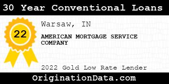 AMERICAN MORTGAGE SERVICE COMPANY 30 Year Conventional Loans gold