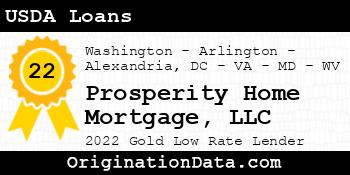 Prosperity Home Mortgage USDA Loans gold