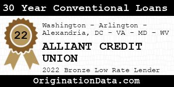 ALLIANT CREDIT UNION 30 Year Conventional Loans bronze