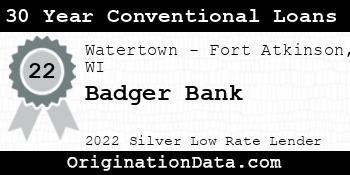 Badger Bank 30 Year Conventional Loans silver