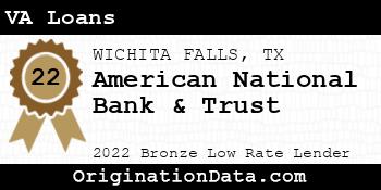 American National Bank & Trust VA Loans bronze