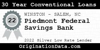 Piedmont Federal Savings Bank 30 Year Conventional Loans silver
