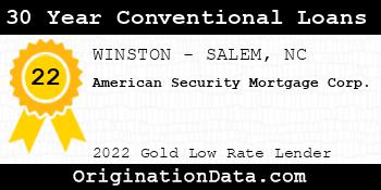 American Security Mortgage Corp. 30 Year Conventional Loans gold