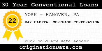 BAY CAPITAL MORTGAGE CORPORATION 30 Year Conventional Loans gold