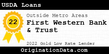 First Western Bank & Trust USDA Loans gold