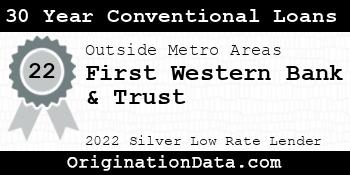 First Western Bank & Trust 30 Year Conventional Loans silver