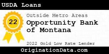 Opportunity Bank of Montana USDA Loans gold