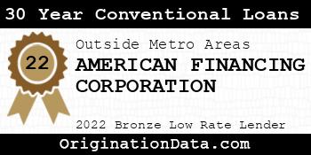 AMERICAN FINANCING CORPORATION 30 Year Conventional Loans bronze