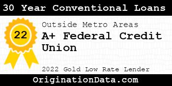 A+ Federal Credit Union 30 Year Conventional Loans gold