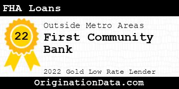 First Community Bank FHA Loans gold