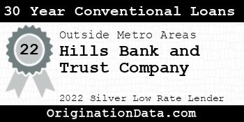 Hills Bank and Trust Company 30 Year Conventional Loans silver