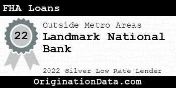 Landmark National Bank FHA Loans silver