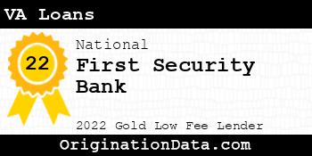 First Security Bank VA Loans gold