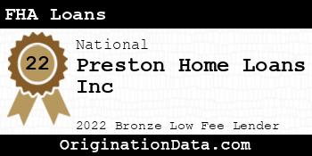 Preston Home Loans Inc FHA Loans bronze