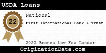 First International Bank & Trust USDA Loans bronze