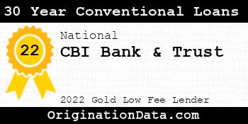 CBI Bank & Trust 30 Year Conventional Loans gold