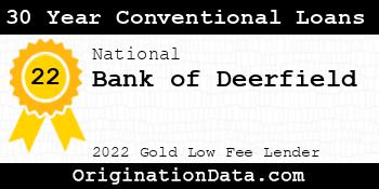 Bank of Deerfield 30 Year Conventional Loans gold