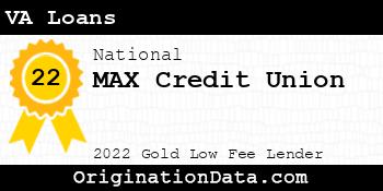 MAX Credit Union VA Loans gold