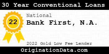 Bank First N.A. 30 Year Conventional Loans gold