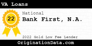 Bank First N.A. VA Loans gold