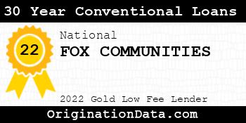 FOX COMMUNITIES 30 Year Conventional Loans gold