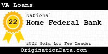 Home Federal Bank VA Loans gold