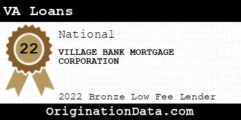 VILLAGE BANK MORTGAGE CORPORATION VA Loans bronze