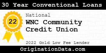 WNC Community Credit Union 30 Year Conventional Loans gold