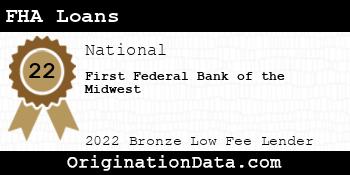 First Federal Bank of the Midwest FHA Loans bronze