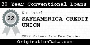 SAFEAMERICA CREDIT UNION 30 Year Conventional Loans silver