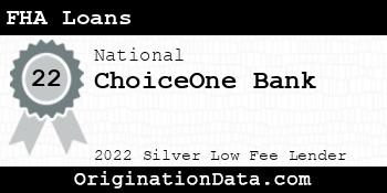ChoiceOne Bank FHA Loans silver