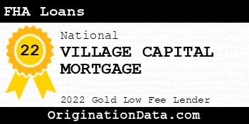 VILLAGE CAPITAL MORTGAGE FHA Loans gold