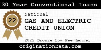 GAS AND ELECTRIC CREDIT UNION 30 Year Conventional Loans bronze
