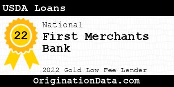 First Merchants Bank USDA Loans gold