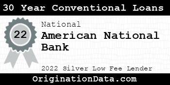American National Bank 30 Year Conventional Loans silver