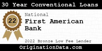 First American Bank 30 Year Conventional Loans bronze