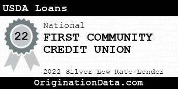 FIRST COMMUNITY CREDIT UNION USDA Loans silver