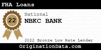 NBKC BANK FHA Loans bronze