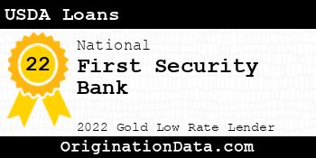 First Security Bank USDA Loans gold