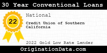 Credit Union of Southern California 30 Year Conventional Loans gold