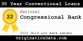 Congressional Bank 30 Year Conventional Loans gold