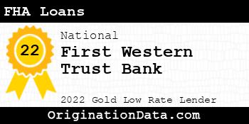 First Western Trust Bank FHA Loans gold