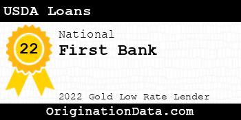 First Bank USDA Loans gold