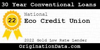 Eco Credit Union 30 Year Conventional Loans gold