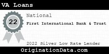 First International Bank & Trust VA Loans silver