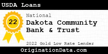Dakota Community Bank & Trust USDA Loans gold